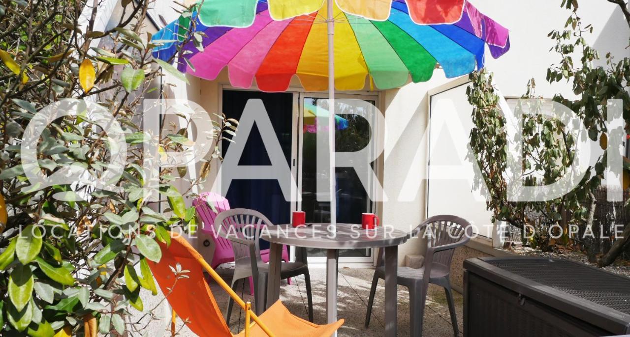 Superbe TERRASSE en plein cœur de Wimereux Exterior foto